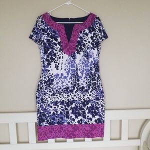 Geographic Print Adrianna Papell